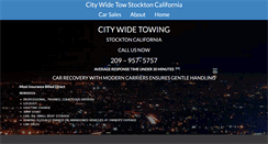 Desktop Screenshot of citywidetow.com