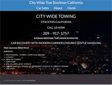 Tablet Screenshot of citywidetow.com